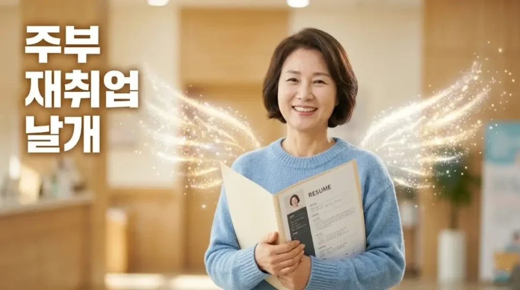 태그 및 다정한 캡션: 신중년 취업지원금 2026년 전업주부의 재취업 날개가 되어줄 정부 혜택