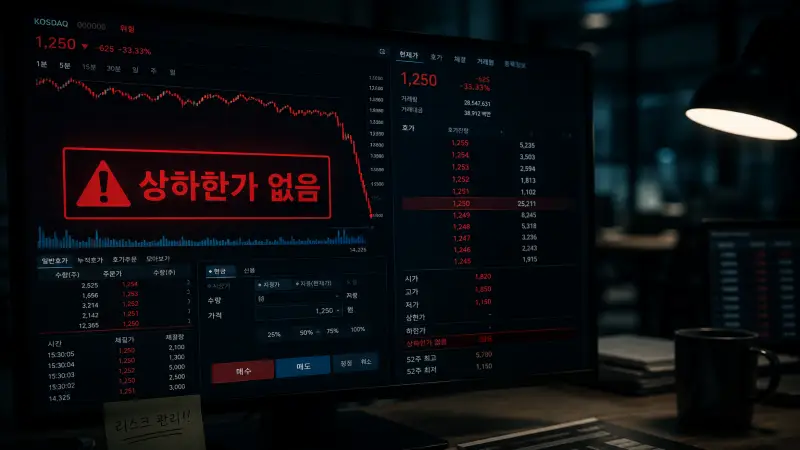 정리매매 주의사항 상하한가 없음 단일가 매매